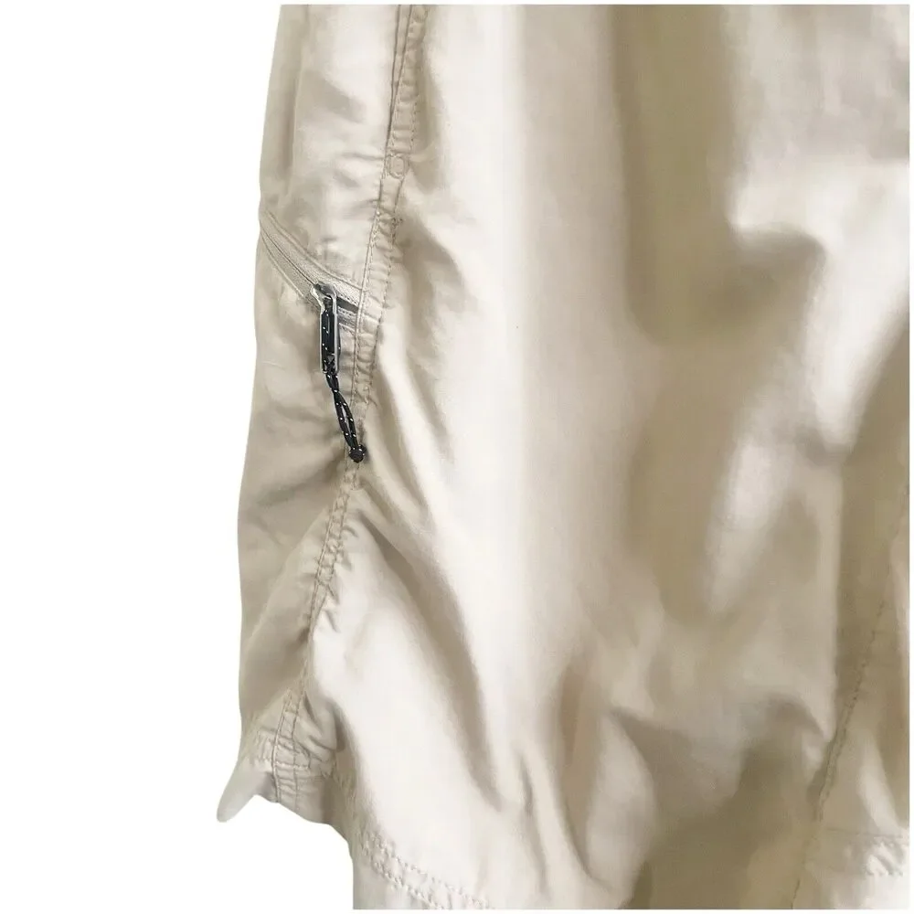 Patagonia Men’s Cargo Shorts Size Small Tan Outdoors Hiking Stretch Waist Nylon - Picture 4 of 11